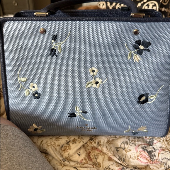 kate-spade-bags-kate-spade-navy-and-cream-embroidered-floral